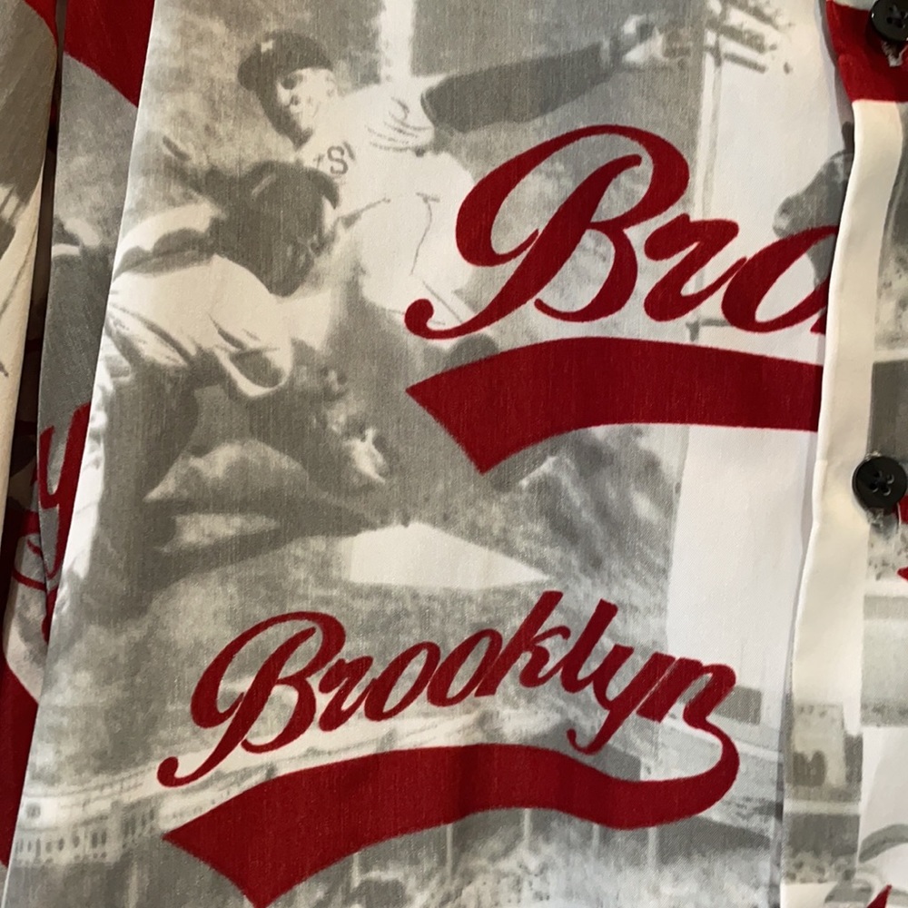 New York baseball collared button down shirt - Picture 2 of 6